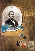 Peto, John Frederick Lincoln and the 25 Cent Note oil painting on canvas